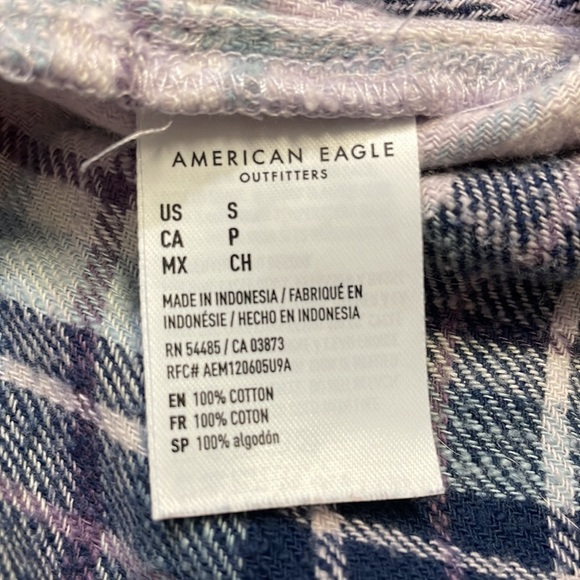 AE Cotton Flannel Shirt - Picture 7 of 7